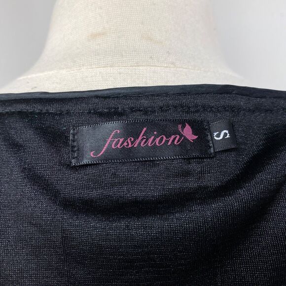 Fashion Green Blue Sequin Halter Top Long Sleeves Small Raw Hem Relaxed Party - Picture 12 of 13